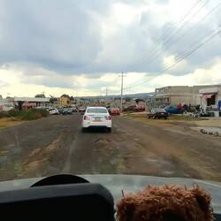 Schlangenlinien um die Schlaglöcher