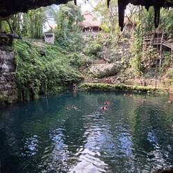Und man kann entspannt baden heute