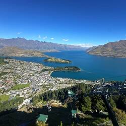 Aussicht über Queenstown