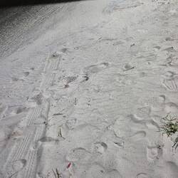 Sandverwehungen statt Schneeverwehungen