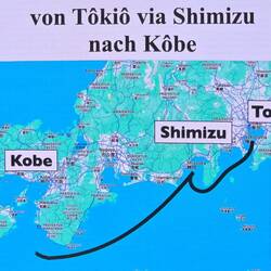 Unsere Route der letzten Tage