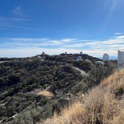 Another view of all the telescopes on Kitt Peak.