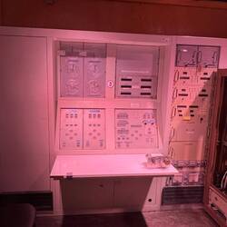 Control module inside the solar telescope building