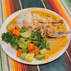 Chicken curry vegetables...delicious