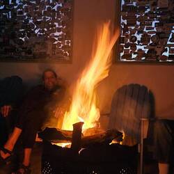 Nice fire & conversation