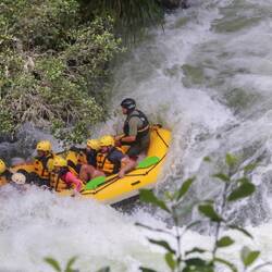 Sechs Abenteuerlustige aus Israel, der Schweiz und den Staaten sowie einem Guide aus Argentinien