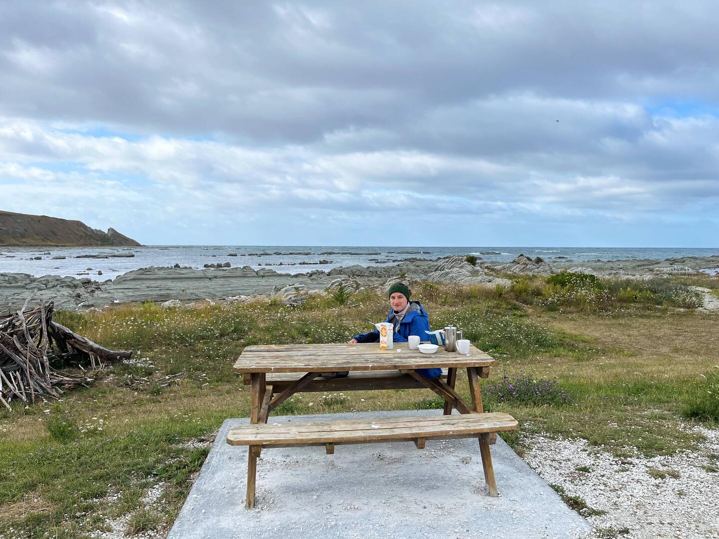 Frühstück am Strand