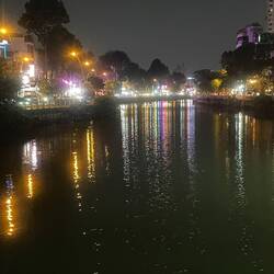 There are alot of rivers throughout Saigon