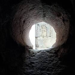 Nelle celle da preghiera, l'unica vista era una croce