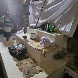 hinter dem Schrein war das "Tor ohne Wiederkehr"