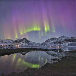 und die einsetzende Dämmerung