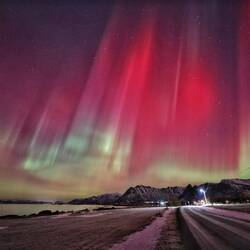 Nach dem Abendessen dann die Rote Phase im Süden