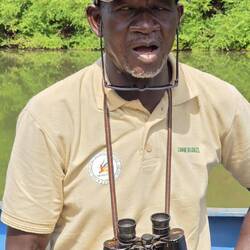 Lamin our guide throughout Niokolo Koba