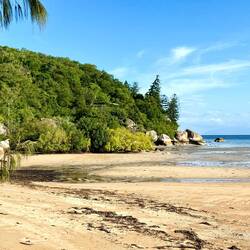 Geoffrey Bay bei Ebbe