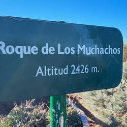 der höchste Punkt von La Palma