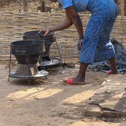 Oh, cooking pots! That's interesting!