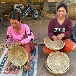 Weaving baskets