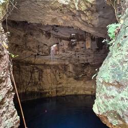 Der Eingang zur Cenote Noolah