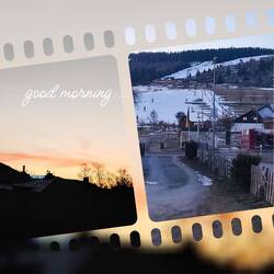 Sonnenaufgang an der Piste
