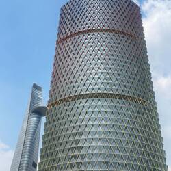 An almost finished new building