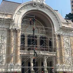 Scaffolded Opera House