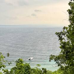 Ocean from the crater ridge