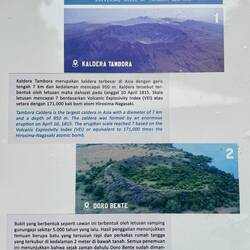 Info! The crater formed by an eruption recently -10000 yrs ago