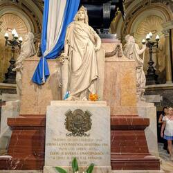 Grave of José Francisco de San Martín, the founder of Argentina