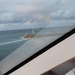 Ausfahrt bei Sturm ... knapp