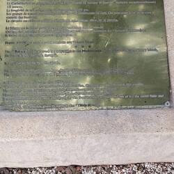 Die Tafel am Tikida Baum