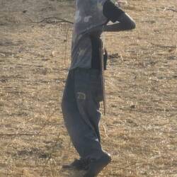 Mal wieder starren vor unserer Tür. Ich gab ihnen etwas zu trinken.