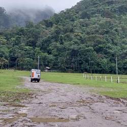 Am Platz der Hacienda Tapanti