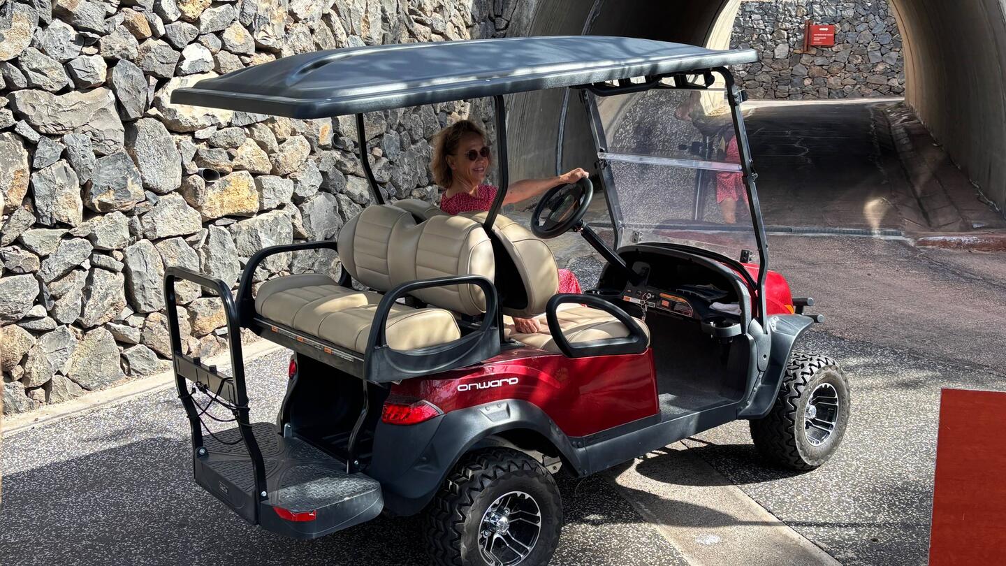 Unser Gefährt am Gelände