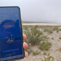 Über einen wolkenverhangenen Pass ging es zurück zur Ruta 40