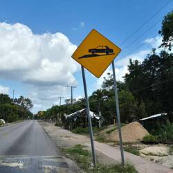 Das häufigste Schild in Mexiko