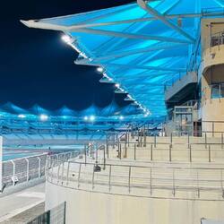 Las graderías en todo su esplendor