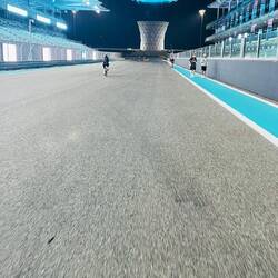 Atardecer en Yas Island, magia total.