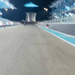 Pista impecable, asfalto como mantequilla.