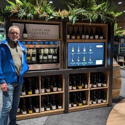 Wine Hub in Blenheim. It's basically a wine vendor mg machine!!