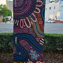 Even their electrical boxes are art.