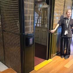 Original lift to clock tower 1920