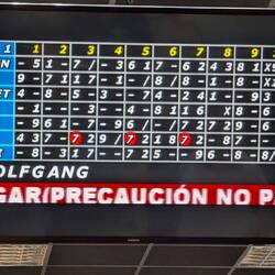 Erstes Spiel beendet, Helga hat gewonnen obwohl sie noch nie vorher gespielt hat - Naturtalent 😃