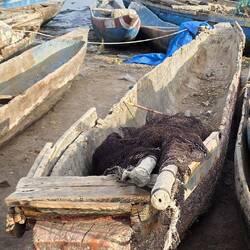 These fishing boats are used regularly