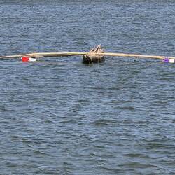 Fishing pirogue in the Casamance backwaters.