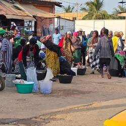 Fish market at Ziguinchor