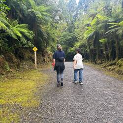 Der breite, nicht sonderlich spektakuläre Wanderweg