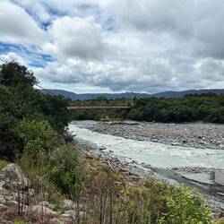 Auf dem Parkplatz für zum Fox Gletscher angekommen