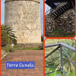 Restaurierter Wachturm, erbaut 1756. Das Geländer rostet vor sich hin 🫣.