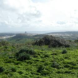 Xewkija Rotunda visible in the distance
