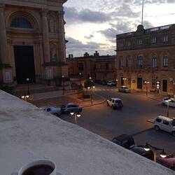Cup of tea on the deck at dusk